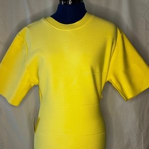 Hervé by Herve Leger Dress in Lemon